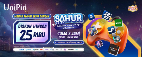 SAHUR – Sale Asyik Harga Untung Diskon Hingga 25 Ribu di Ramadan